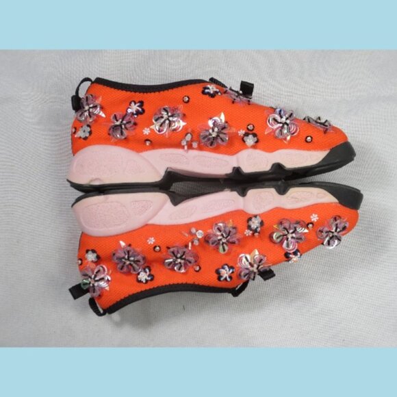 Dior Embellished Mesh Fusion Sneakers Womens 36 - Picture 4 of 13